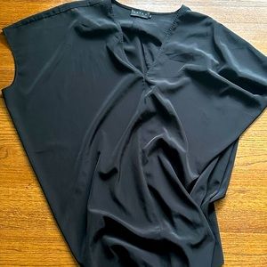 Hatch Maternity V-Neck Black Dress - One Size